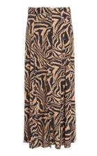 Ganni Leopard-print Crepe Maxi Skirt