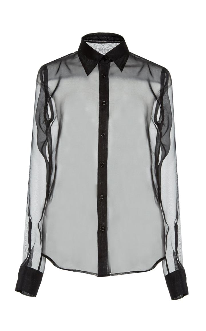 Helmut Lang Silk-organza Shirt