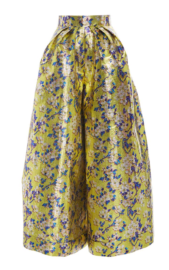 Delpozo Floral Wide Legged Trousers