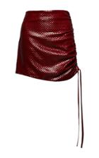 Magda Butrym Santa Maria Leather Skirt