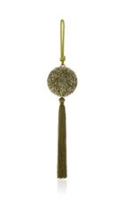 Oscar De La Renta Billard Tasseled Sequined Clutch