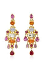 Mallary Marks Chandelier Pink Sapphire Earrings
