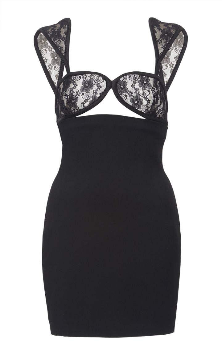 Christopher Kane Sleeveless Lace Mini Dress