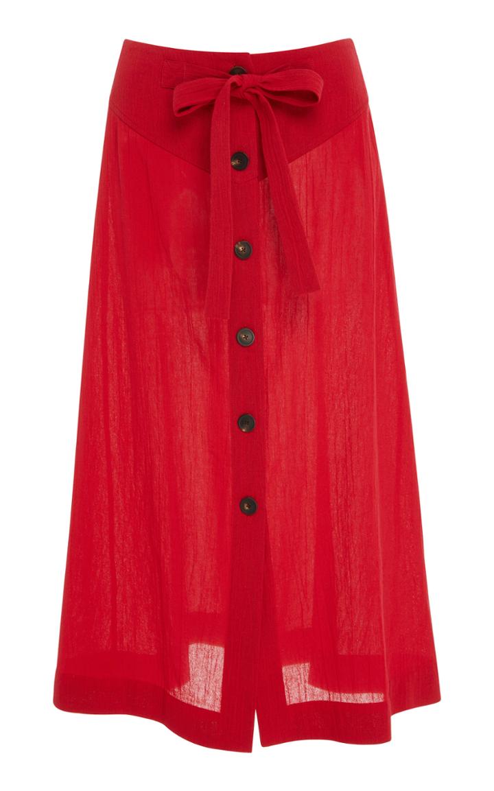 Araks Taja Cotton Midi Skirt