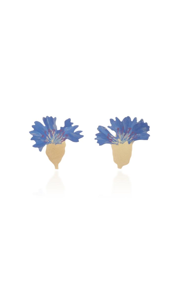 Christopher Thompson Royds Cornflower Stud Earrings