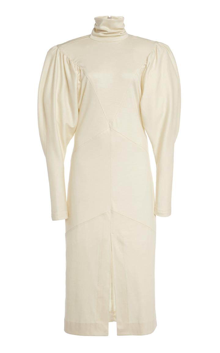 Moda Operandi Isabel Marant Genia Puffed-sleeve Jersey Dress
