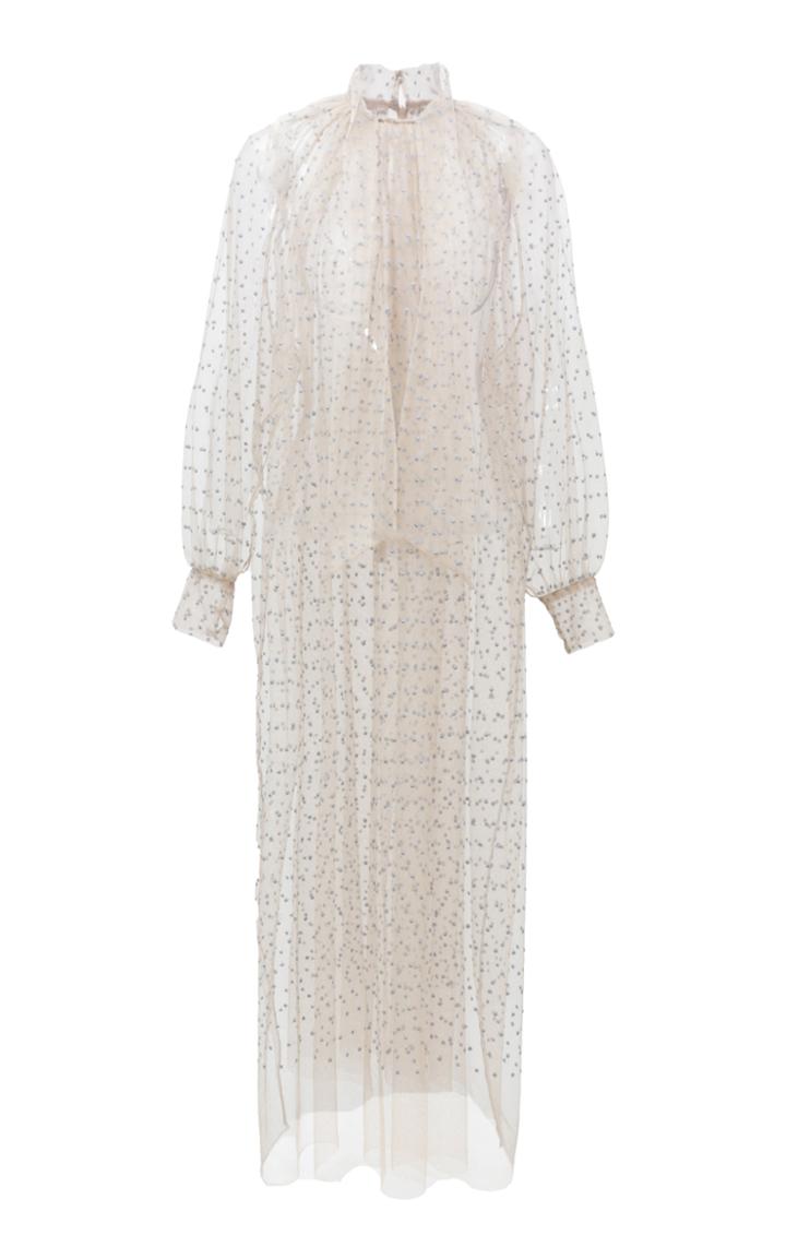 Saptodjojokartiko Pussy Bow Dot Dress