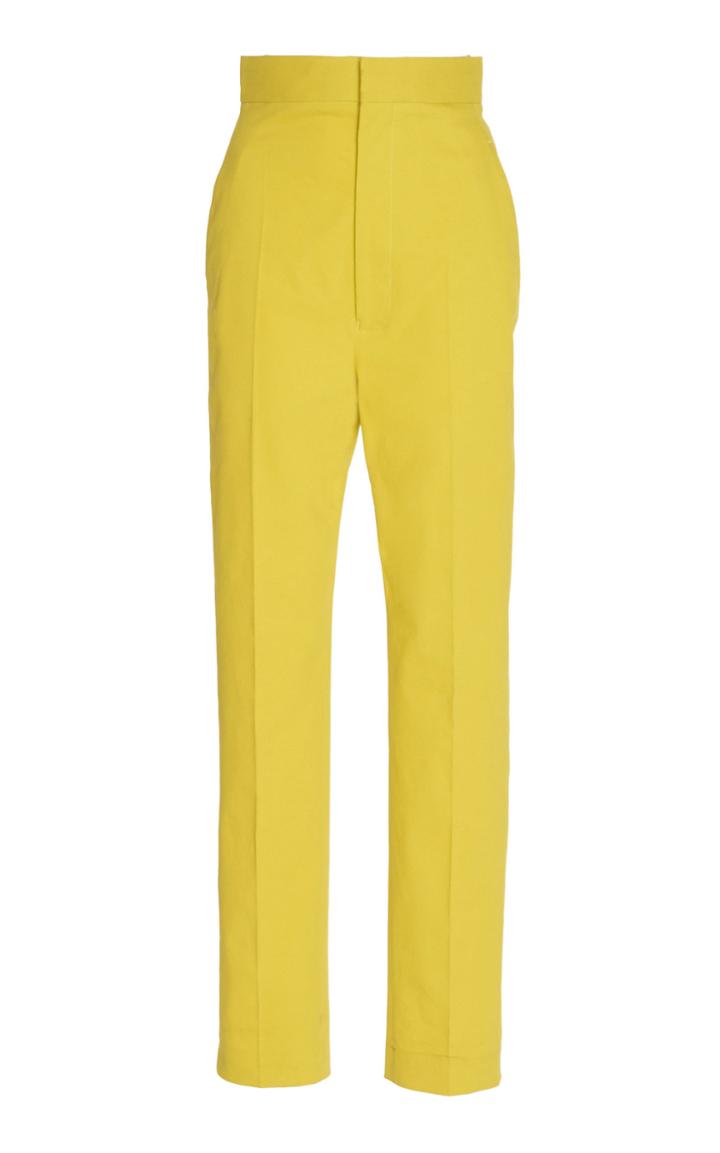 Haider Ackermann High-rise Linen Skinny Pants