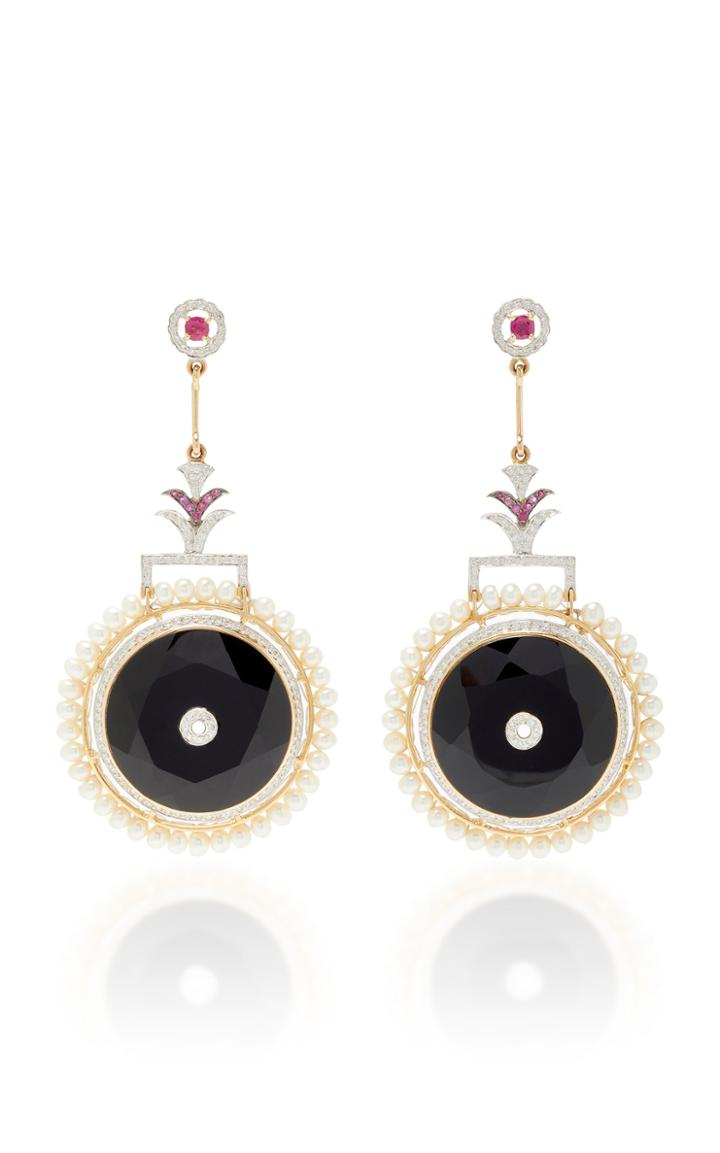 Hanut Singh One-of-a-kind Circle Of Life Earrings