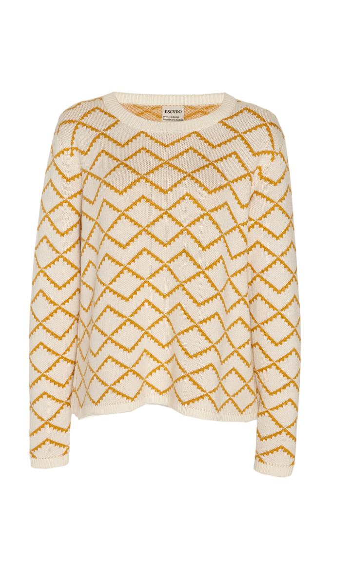 Escvdo Elena Acrylic Knit Top