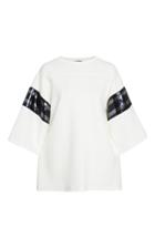 Cynthia Rowley Stripe Crepe T-shirt