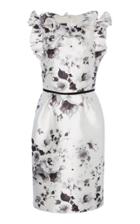 Monique Lhuillier Floral Printed Sheath Dress