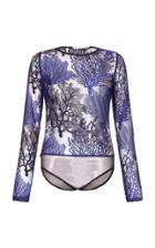 Safiyaa Daisho Bonsai Lace Mesh Top