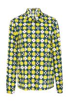 Laura Urbinati Printed Stretch Poplin Shirt