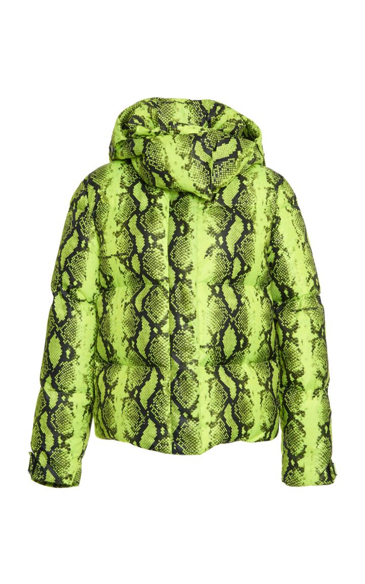 Off-white C/o Virgil Abloh Python Down-puffer Shell Jacket