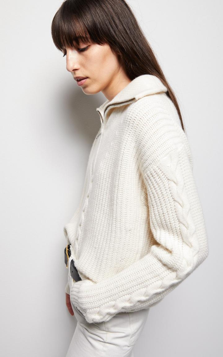 Moda Operandi Nili Lotan Angela Oversized Cable-knit Cashmere Sweater
