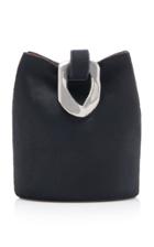 Bottega Veneta Drop Clasp-detailed Hair-on Pony Bucket Bag
