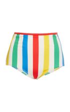 Solid & Striped Brigitte Striped High Waist Bikini Bottom