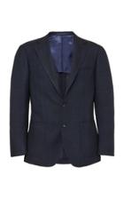 Ring Jacket Balloon Checked Wool-tweed Blazer