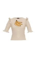 Lena Hoschek Banana Print Sweater