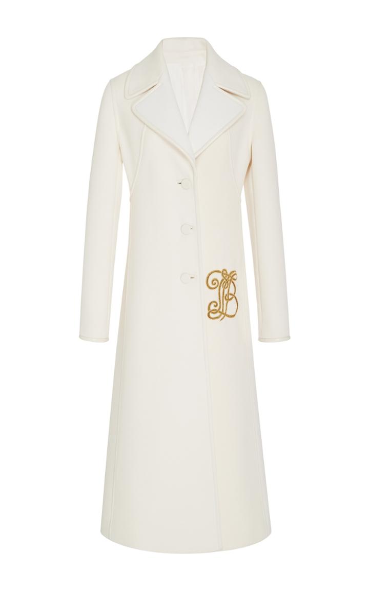 Tory Burch Thomas Textured Double Weave Coat