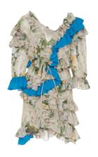 Moda Operandi Preen By Thornton Bregazzi Suzue Ruffled Floral-print Georgette Dress