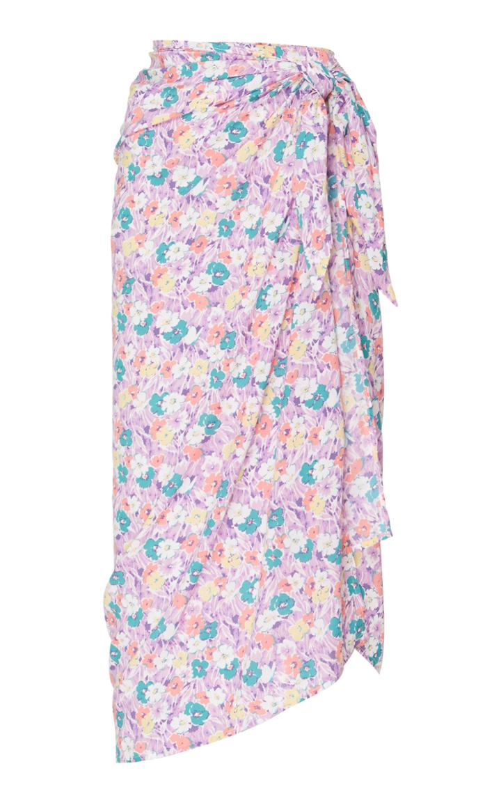 Moda Operandi Faithfull The Brand Floral-print Voile Midi Pareo Size: Xs/s