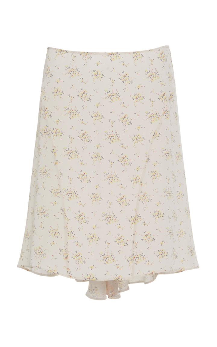 Moda Operandi Ciao Lucia Luca Silk Flora Skirt Size: Xs