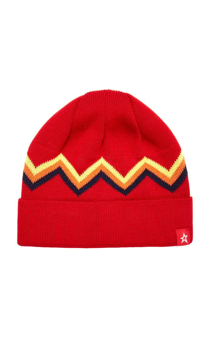 Perfect Moment Zig Zag Wool-blend Beanie