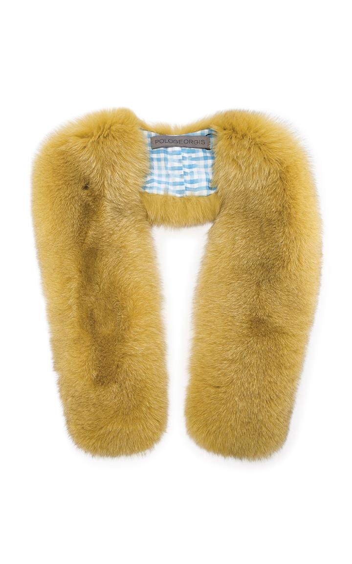 Pologeorgis Fox Fur Scarf