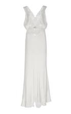 Sir The Label Aries Lace-trimmed Silk-satin Maxi Dress