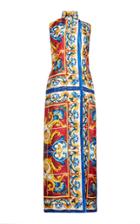 Dolce & Gabbana Sleeveless Mock Neck Dress