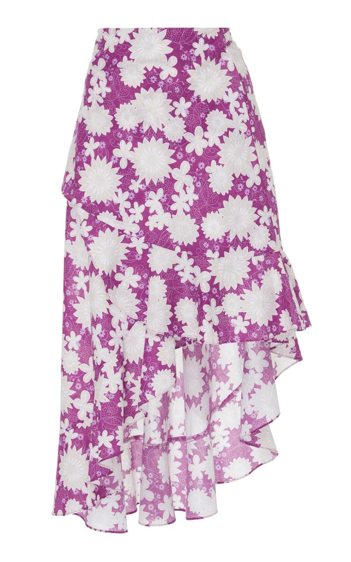 Miguelina Liviona Cotton Wrap Skirt