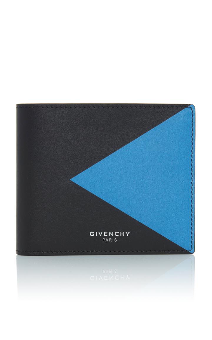 Givenchy Color-blocked Leather Wallet