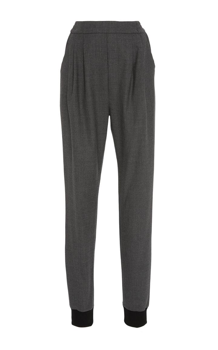 Paule Ka Wool Flannel Jogger Trouser