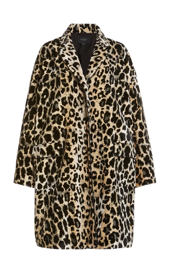 Moda Operandi Giambattista Valli Printed Velvet Long Jacket