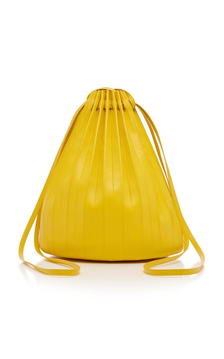 Mansur Gavriel Pleated Leather Bag