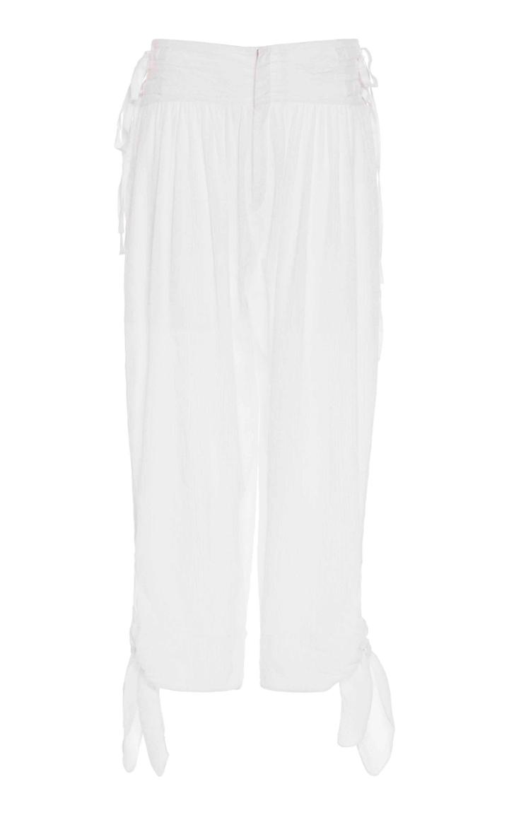 Moda Operandi Isabel Marant Yasma Mid-rise Cotton Pants Size: 34