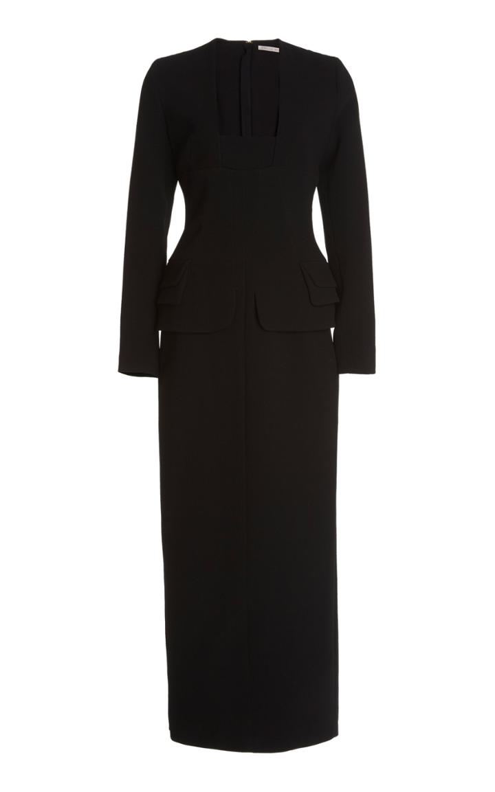 Moda Operandi Emilia Wickstead Jez Crepe Midi Dress