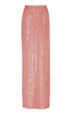 Sally Lapointe Sequin Viscose High Waisted Trouser