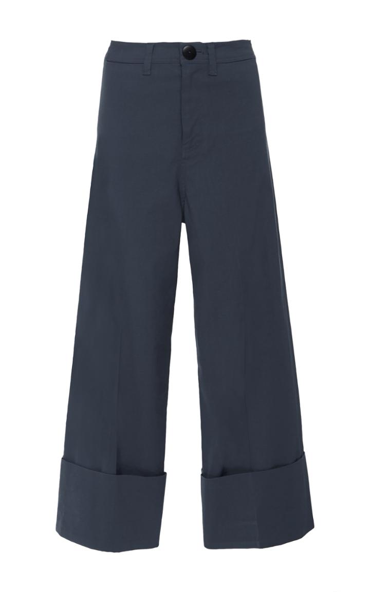 Sea Cropped Cuff Pant