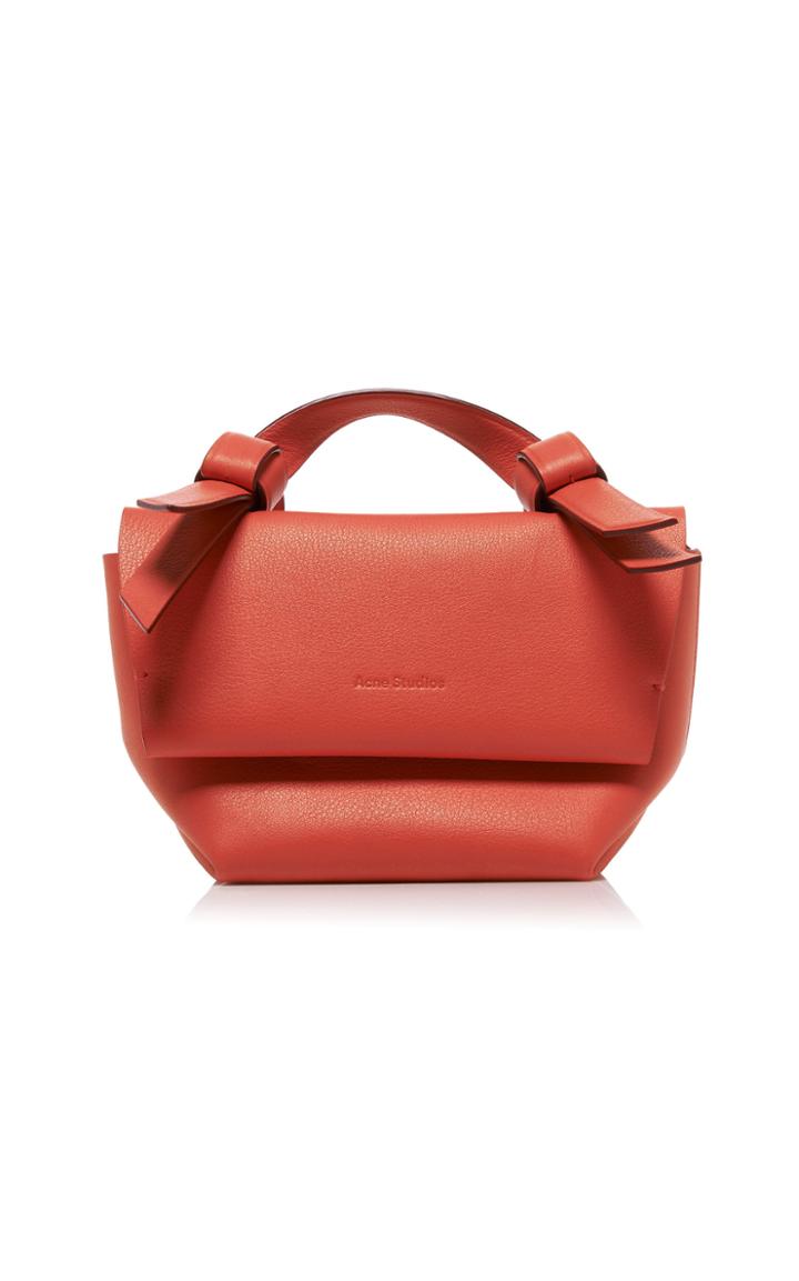 Acne Studios Musubi Milli Knotted Leather Shoulder Bag