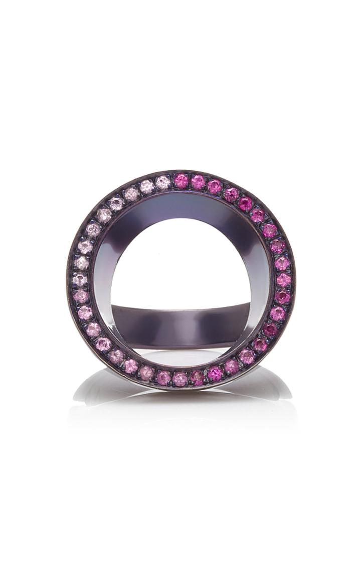 Noor Fares Tilsam Eternity Titanium Seal Ring
