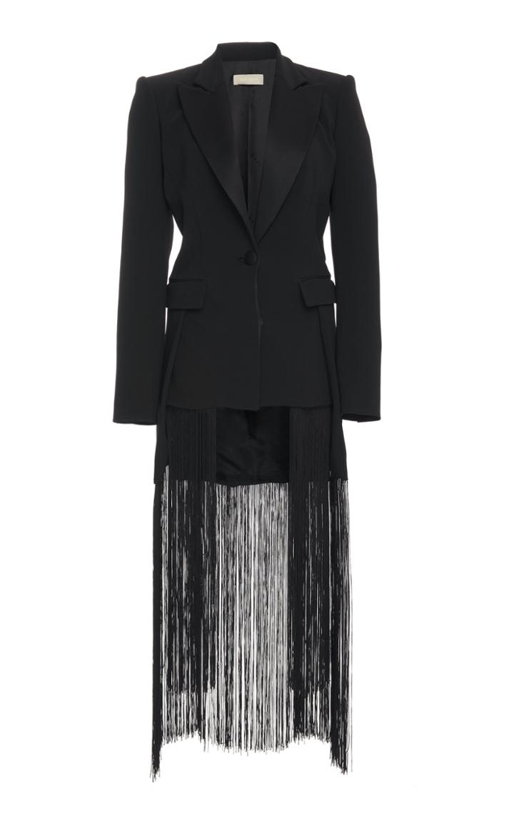 Elie Saab Crepe Cady Blazer Jacket