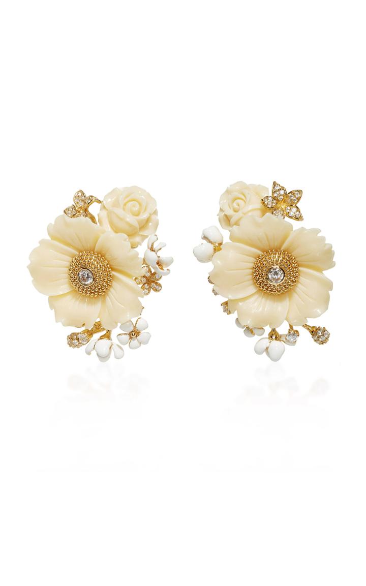 Anabela Chan Bumble Blossom Earrings