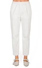 Moda Operandi Agnona High-rise Cotton-blend Pleated Pant