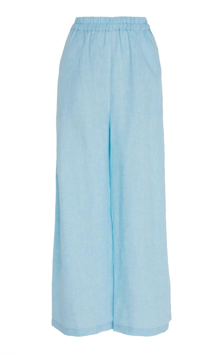 Moda Operandi Gl Hrgel Cropped Linen Wide-leg Pants Size: Xs