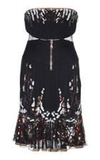 Roberto Cavalli Strapless Cutout Dress