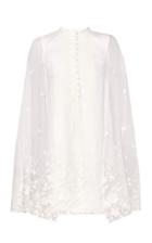 Moda Operandi Erdem Caelyn Cape Overlay Mini Dress