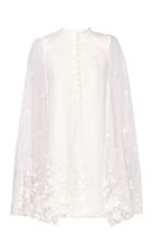 Moda Operandi Erdem Caelyn Cape Overlay Mini Dress